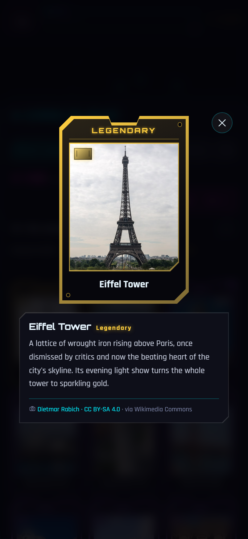 Card detail